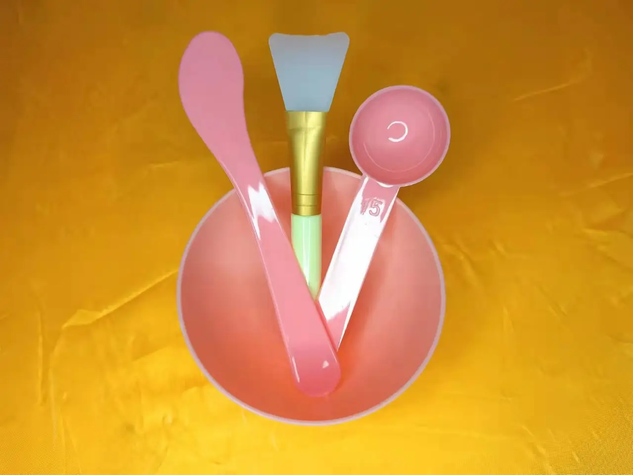 Pink Silicone Mask Bowl Set for Spa Beauty Tools — feature 13