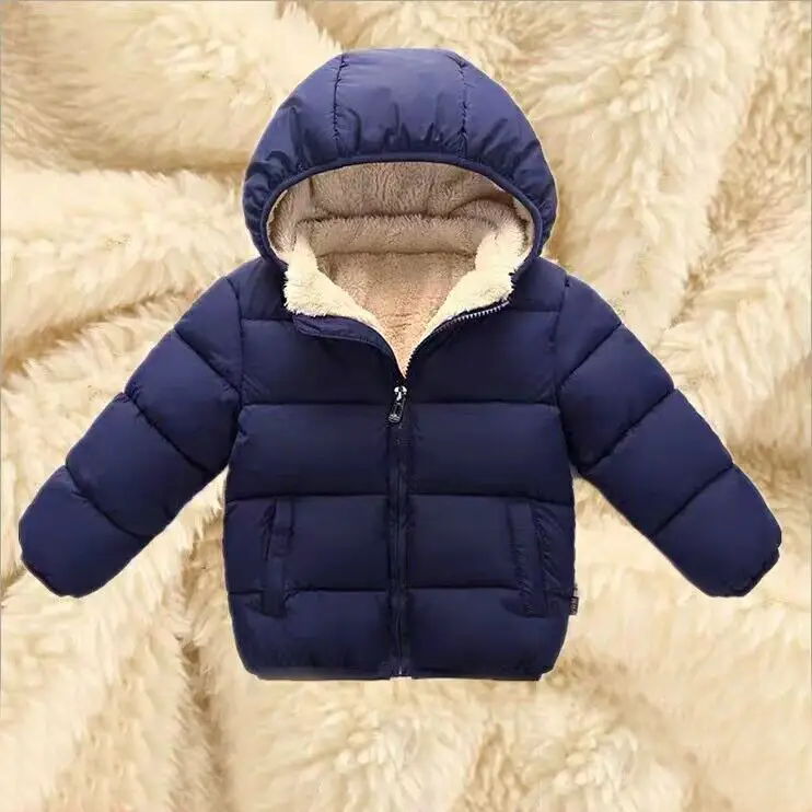 Children's down Jackets for Boys and Girls, Lamb Velvet Winter Jackets, Baby Winter Jackets, Kidsren's Baby Thickeneded Jackets - Image 10