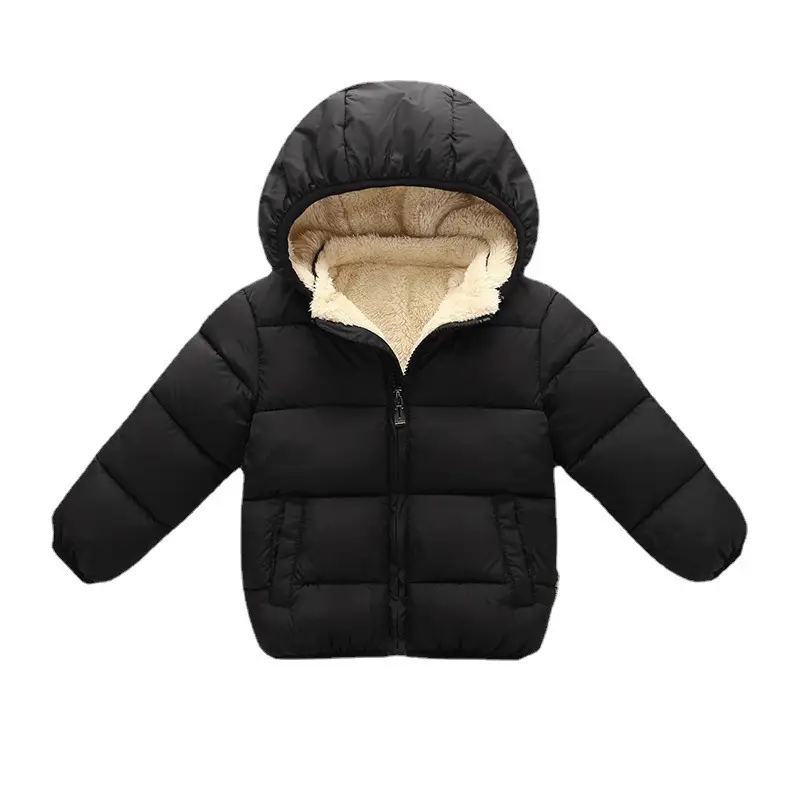 Children's down Jackets for Boys and Girls, Lamb Velvet Winter Jackets, Baby Winter Jackets, Kidsren's Baby Thickeneded Jackets - Image 3