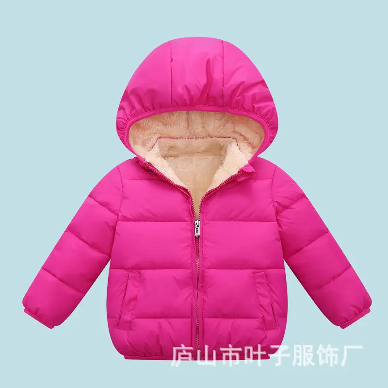 Children's down Jackets for Boys and Girls, Lamb Velvet Winter Jackets, Baby Winter Jackets, Kidsren's Baby Thickeneded Jackets - Image 7