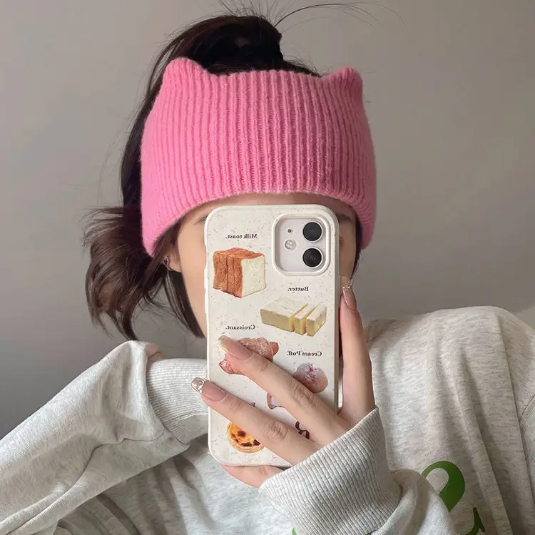 New Knitted Face Cover for Women Warm Korean Style - Image 10