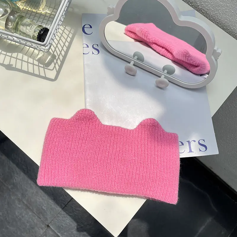 New Knitted Face Cover for Women Warm Korean Style - Image 11
