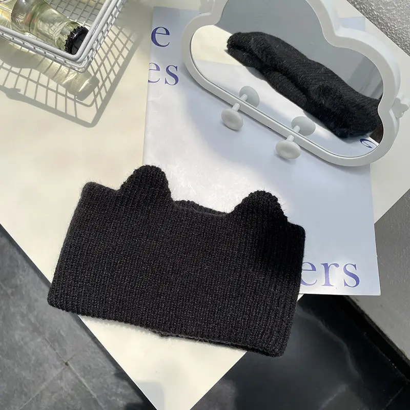 New Knitted Face Cover for Women Warm Korean Style - Image 12