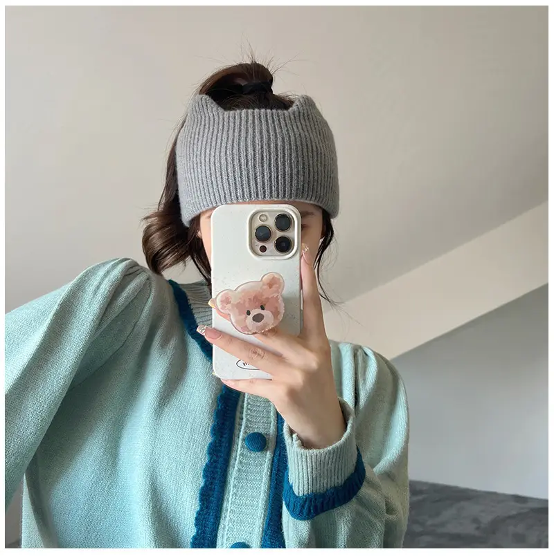 New Knitted Face Cover for Women Warm Korean Style — feature 3