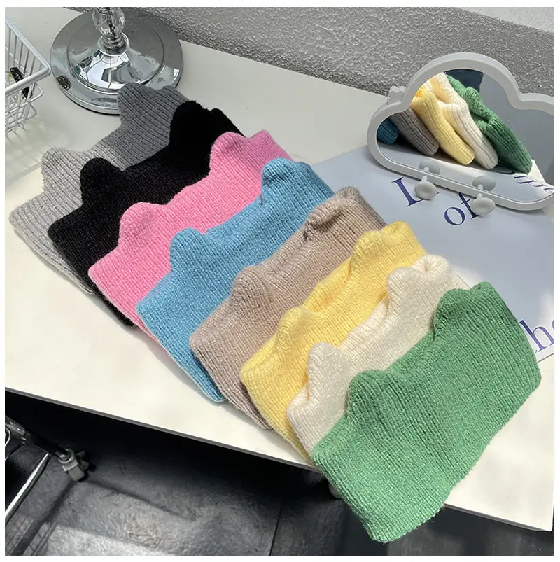 New Knitted Face Cover for Women Warm Korean Style — feature 5
