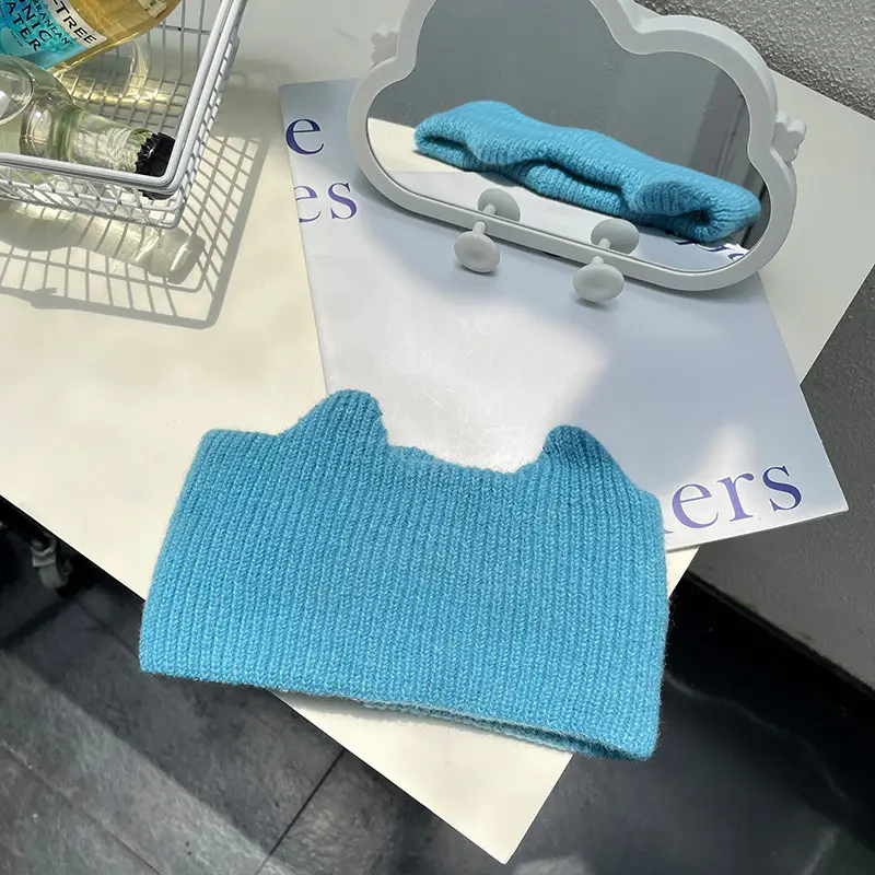 New Knitted Face Cover for Women Warm Korean Style - Image 5
