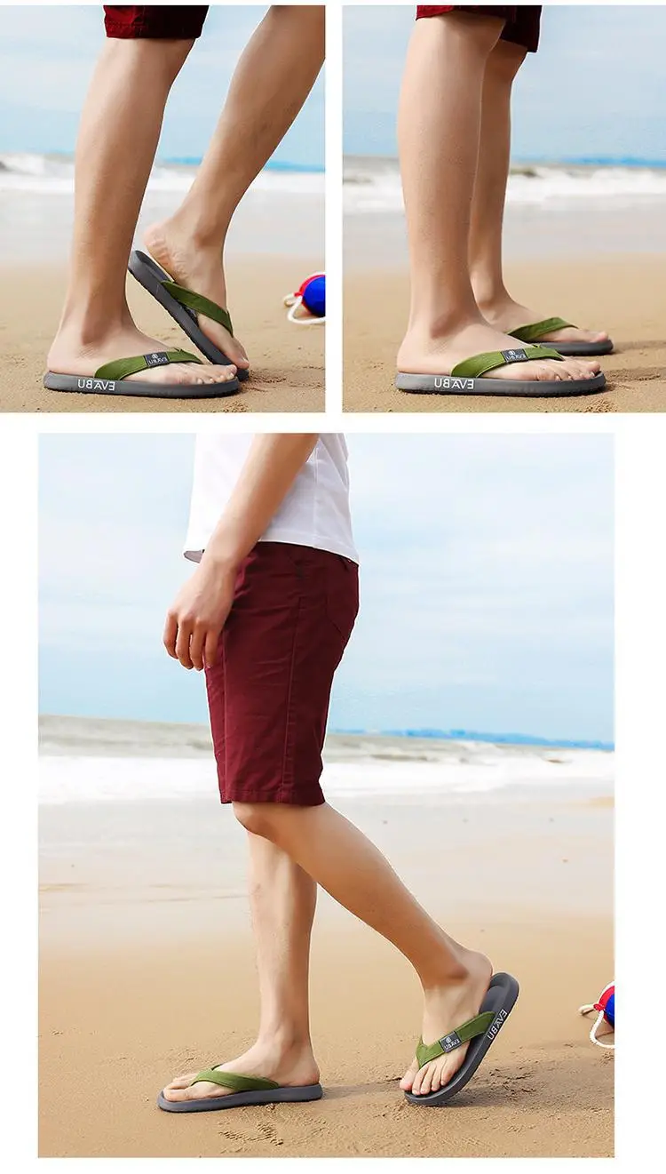 Fujian Major manufacturers summer new flip flops wholesale men's non-slip soft bottom beach shoes flip-flops trendy men's — feature 5