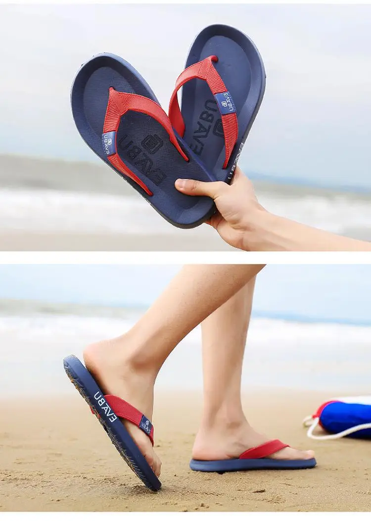 Fujian Major manufacturers summer new flip flops wholesale men's non-slip soft bottom beach shoes flip-flops trendy men's — feature 6
