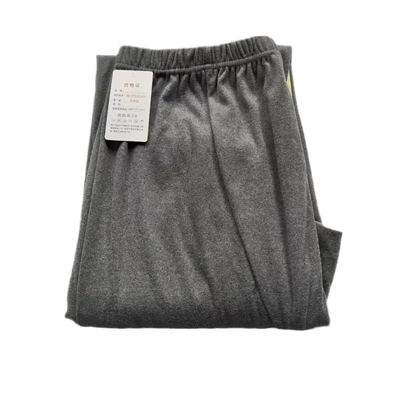 Factory wholesale double-sided velvet thin velvet warm men's pants thickened autumn and winter underpants slim bottoming thin velvet long pants