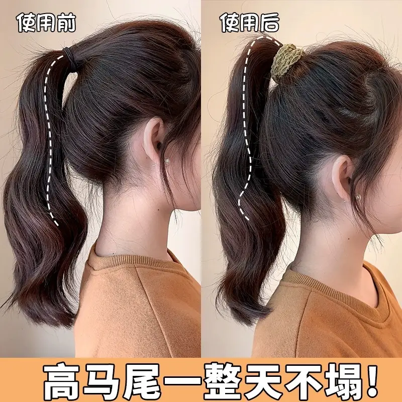 High Elastic Thick Hair Ring for Ponytail Ties - Image 7
