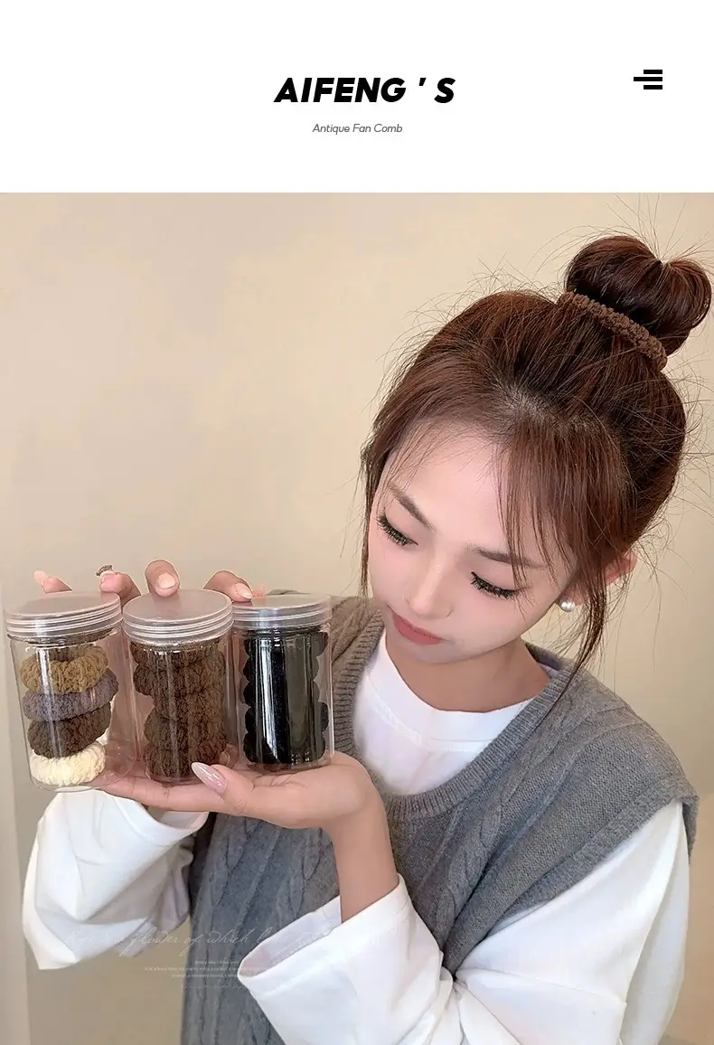 High Elastic Thick Hair Ring for Ponytail Ties — feature 1