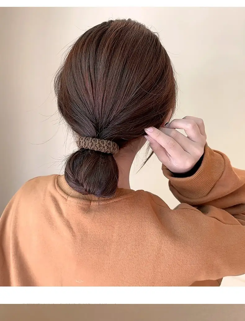 High Elastic Thick Hair Ring for Ponytail Ties — feature 7