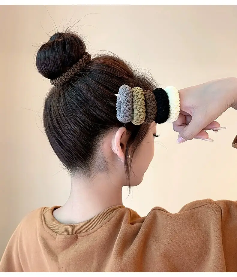 High Elastic Thick Hair Ring for Ponytail Ties — feature 9