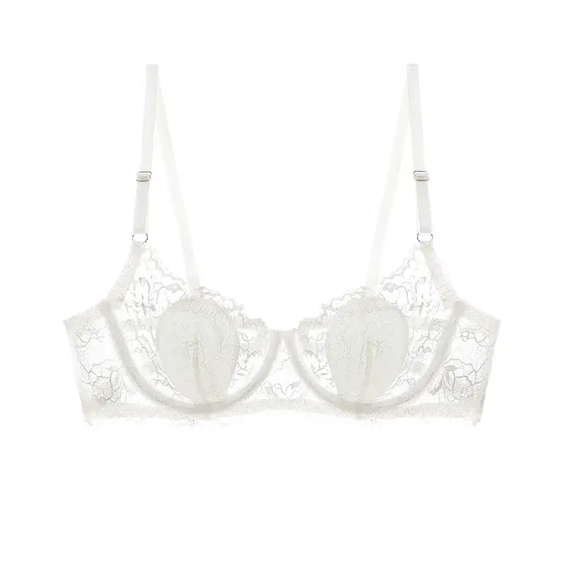 White Lace Underwear with Rabbit Ear Design
