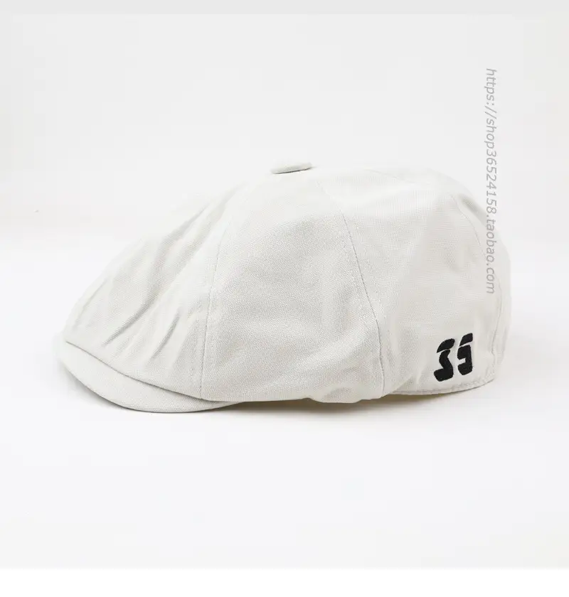 Men's Navy Blue Japanese Peaked Cap Drawstring — feature 4