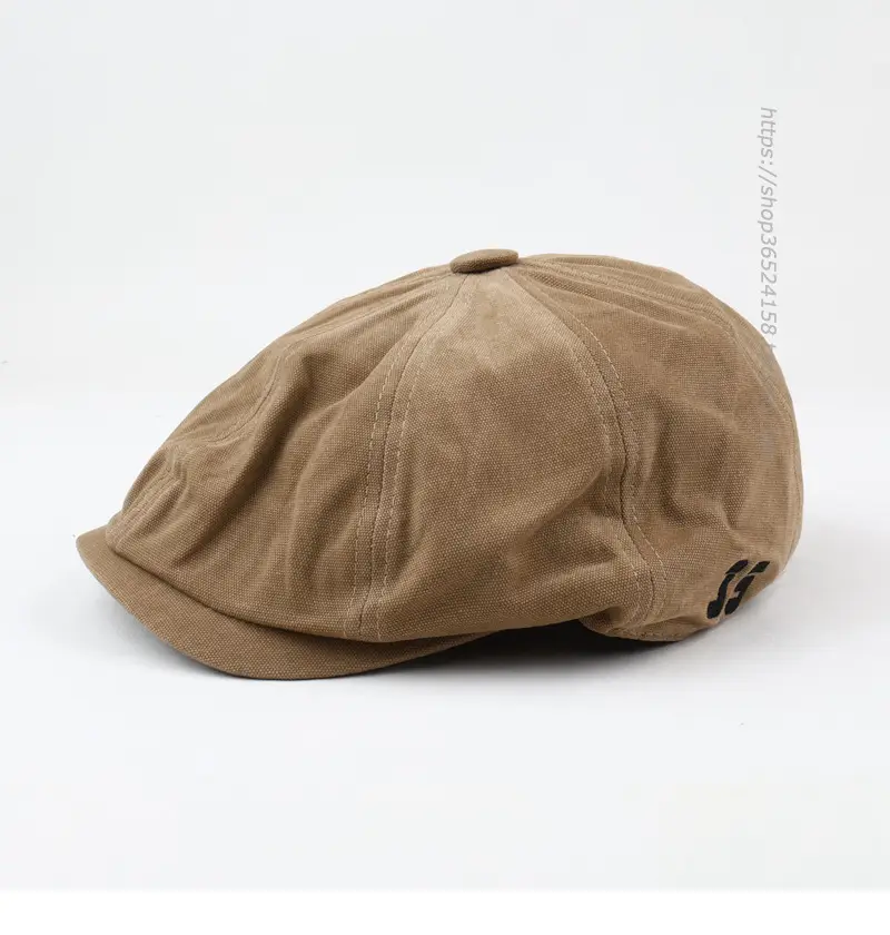 Men's Navy Blue Japanese Peaked Cap Drawstring - Image 3