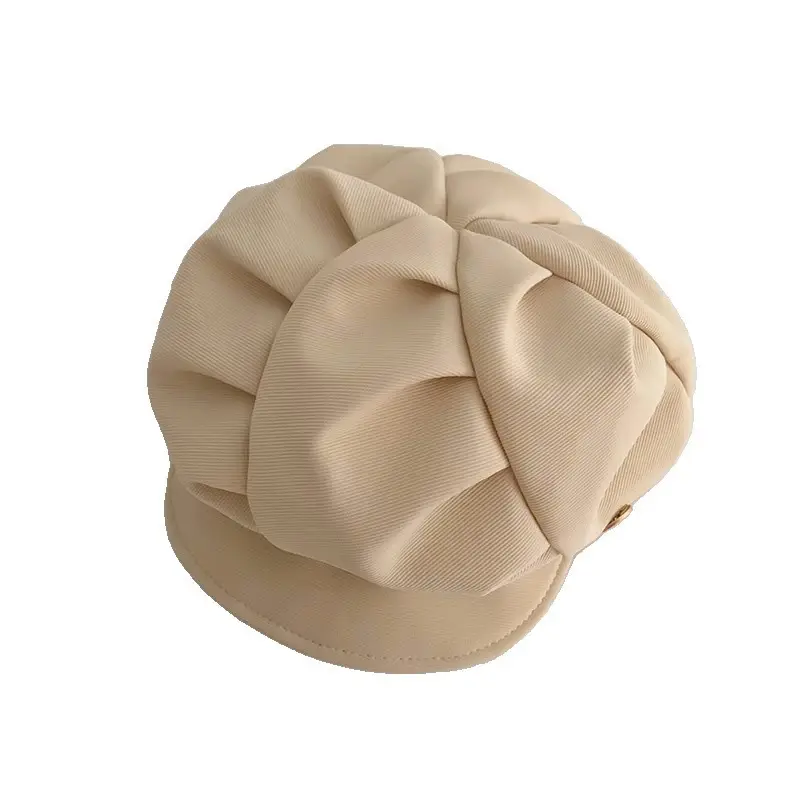 Black Octagonal Beret for Kids Autumn Winter 2026