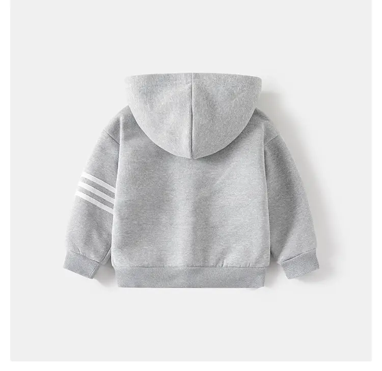 Children's Hooded Sweatshirt 2026 Autumn New Style Boys' Fleece Top Baby Zip-Up Jacket Sweatshirt Wholesale — feature 9