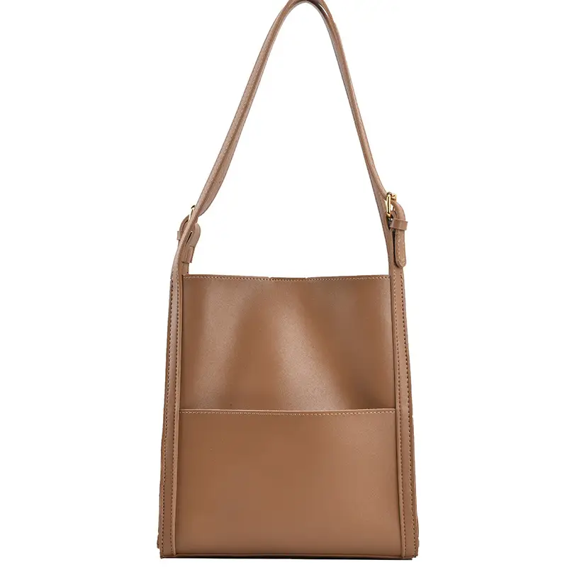 Women's Large Capacity Shoulder Messenger Bag Cream Gold - Image 4