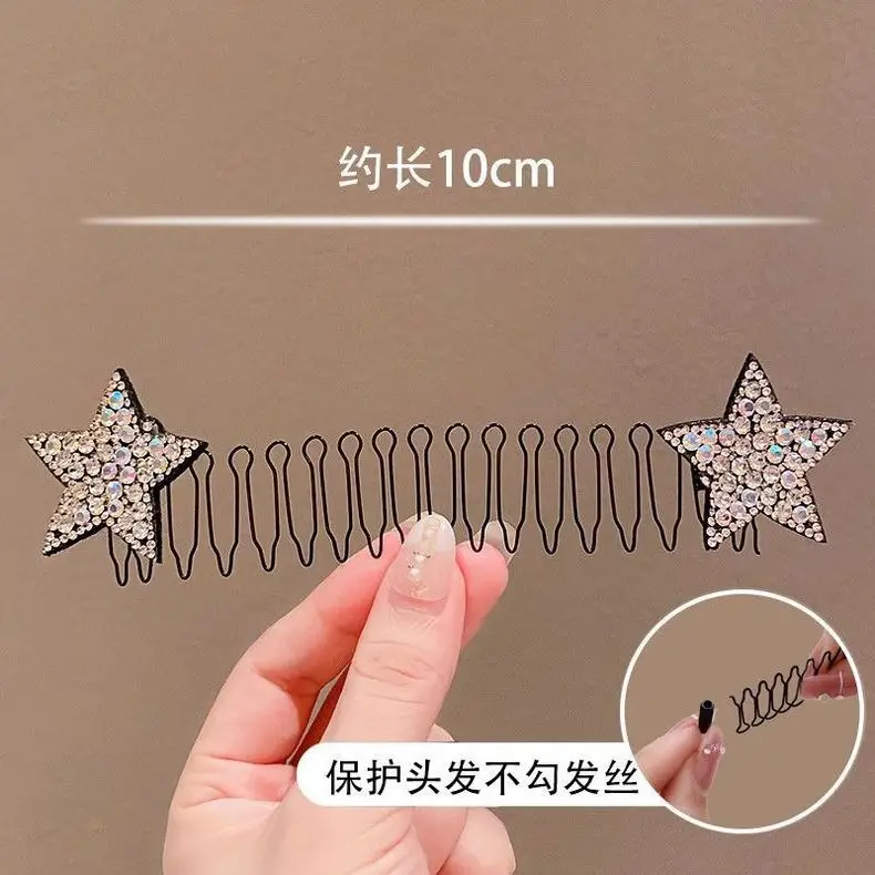 Rhinestone Hair Comb for Women Broken Hair Fix — feature 39