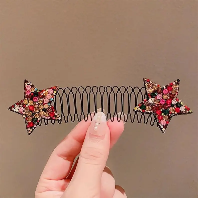 Rhinestone Hair Comb for Women Broken Hair Fix — feature 42