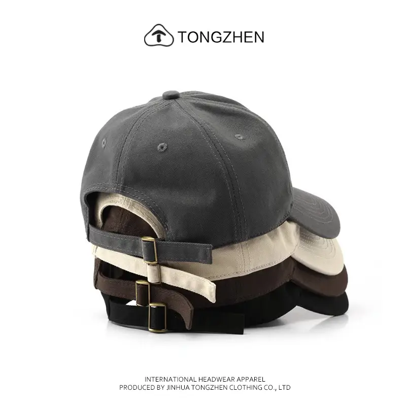 Men's Light Gray Big Head Baseball Cap - Image 19