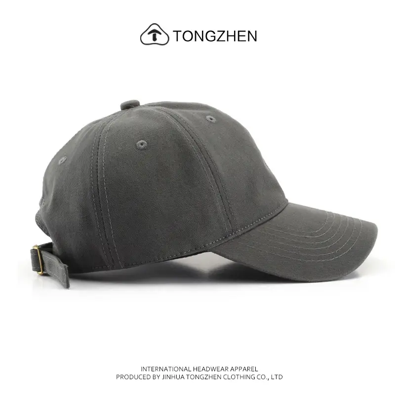 Men's Light Gray Big Head Baseball Cap — feature 7