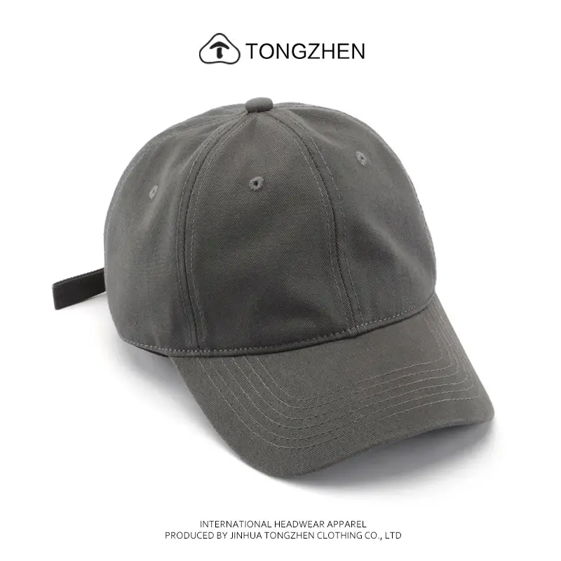 Men's Light Gray Big Head Baseball Cap — feature 8