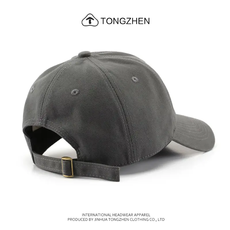 Men's Light Gray Big Head Baseball Cap — feature 9