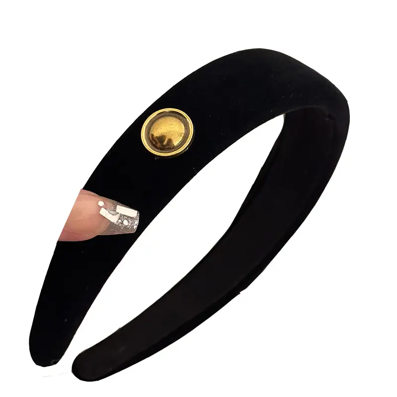 Little Red Book Black Gold Skull Top Headband - Image 7