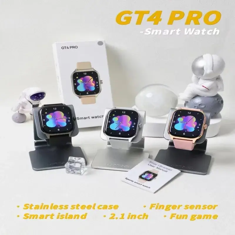 Huami New Gt4Pro Smart Watch with Large Screen & Multi-Function Display - Image 7