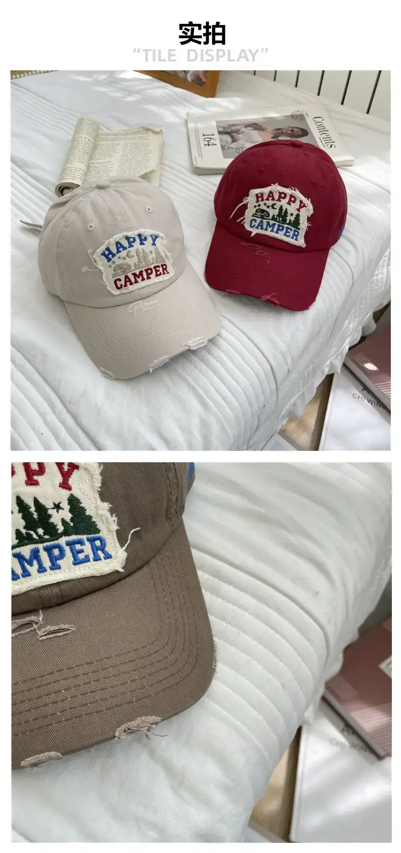 American Retro Baseball Caps for Women Washable Wide Brim — feature 4