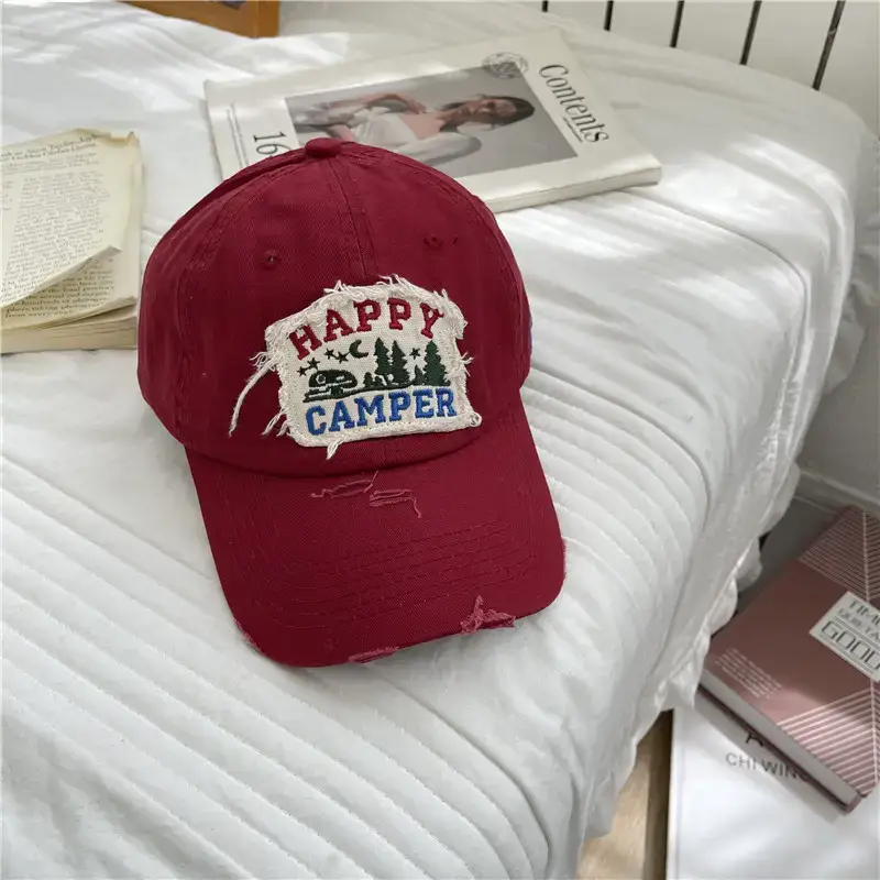 American Retro Baseball Caps for Women Washable Wide Brim - Image 2