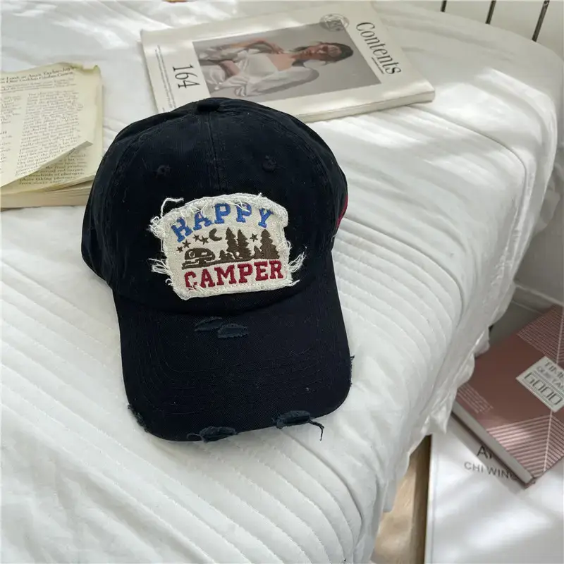 American Retro Baseball Caps for Women Washable Wide Brim - Image 7