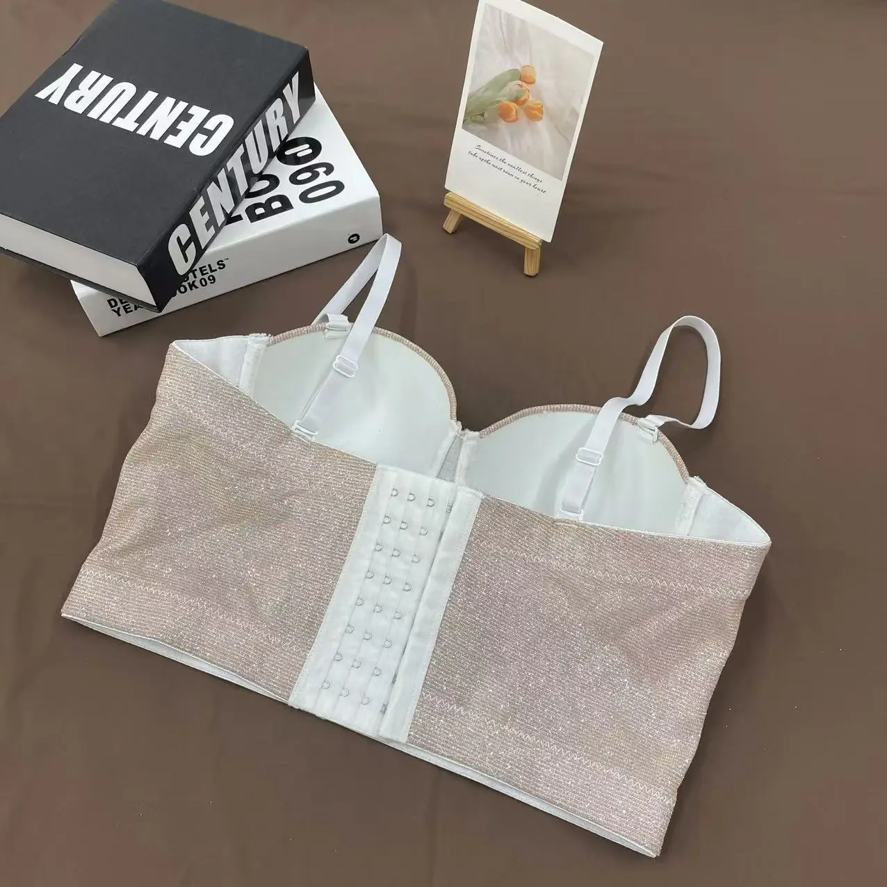 Sexy Glitter Strapless Corset Plus Size — feature 17