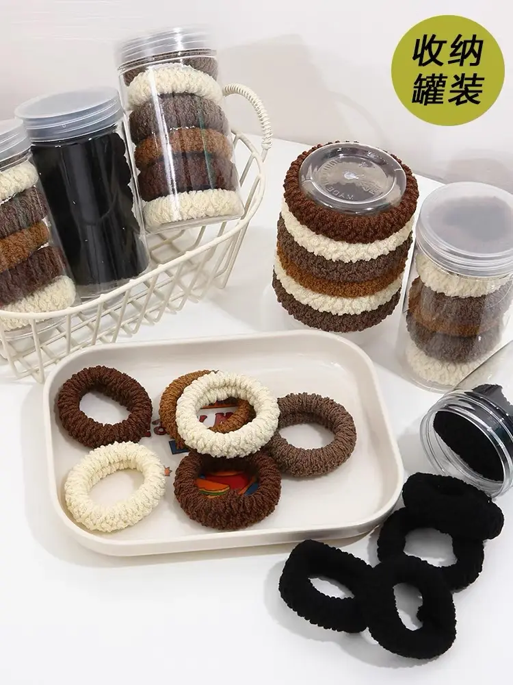 2023 New High-End Elastic Hair Rings for Girls & Students - Image 4