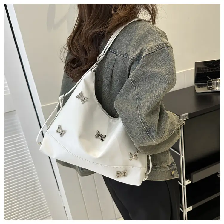 Black Leather Butterfly Shoulder Bag for Women — feature 17