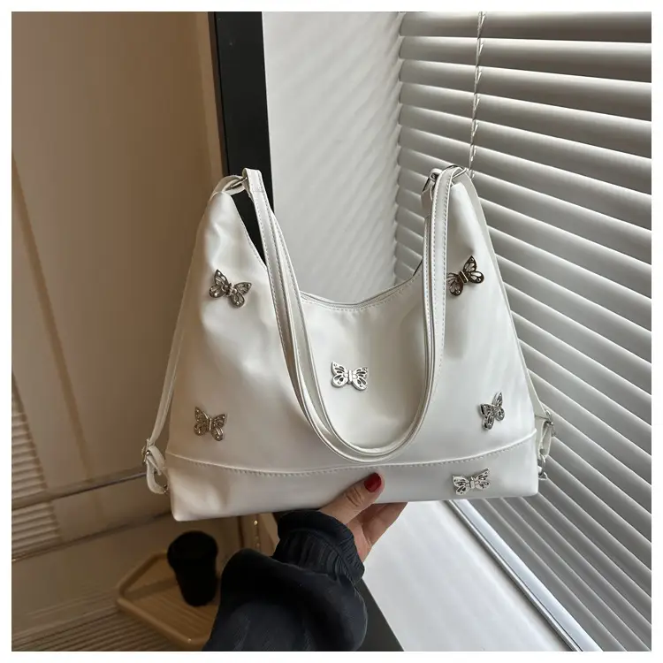 Black Leather Butterfly Shoulder Bag for Women — feature 23