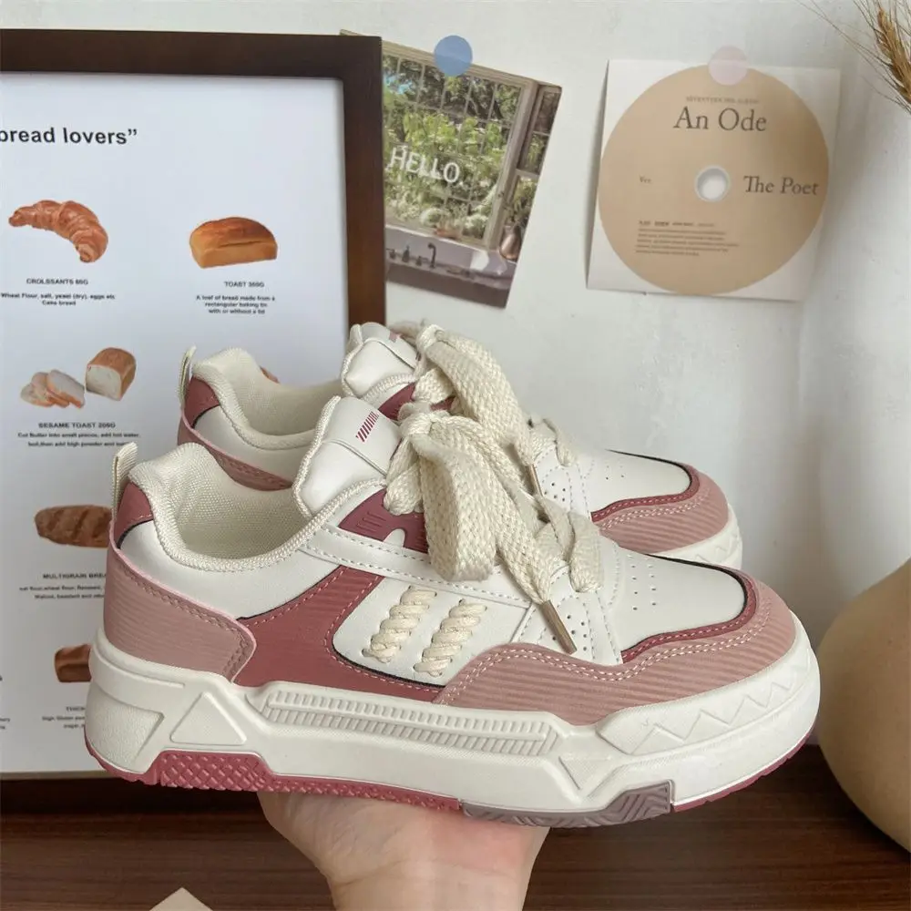 Women's Trendy White Sneakers 2025 Spring Casual Sports - Image 6