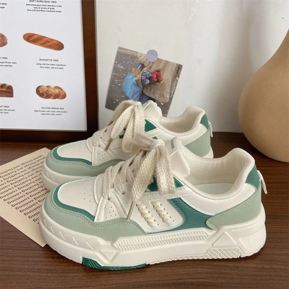 Women's Trendy White Sneakers 2025 Spring Casual Sports - Image 7