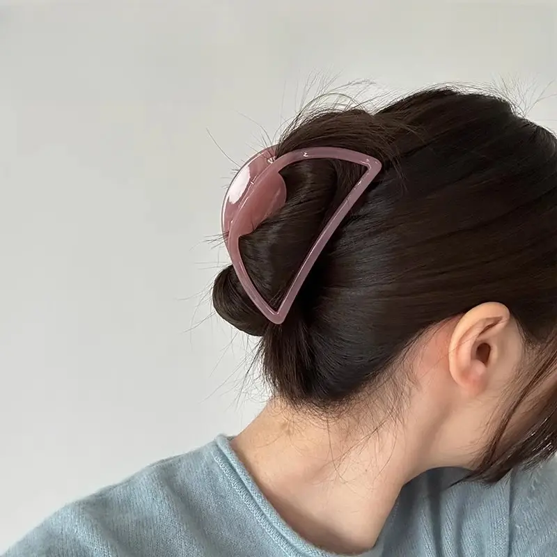 South Korea Retro Gold Acetate Hair Clip with Large Grip - Image 7