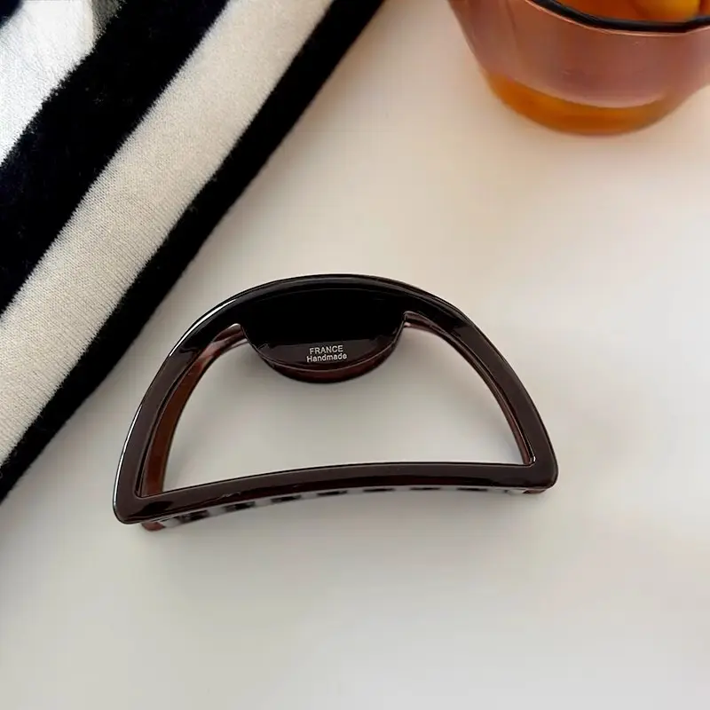 South Korea Retro Gold Acetate Hair Clip with Large Grip - Image 8