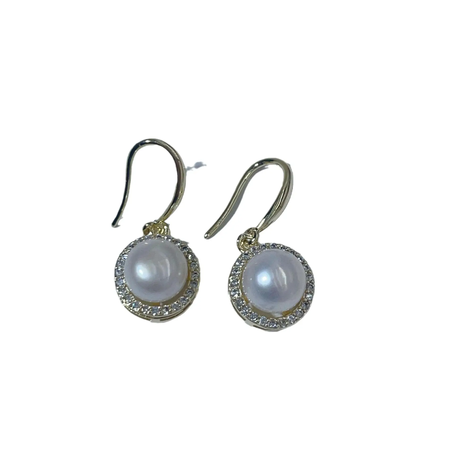 Pearl Earrings Bird's Nest Design Gold Plated 2024 - Image 16