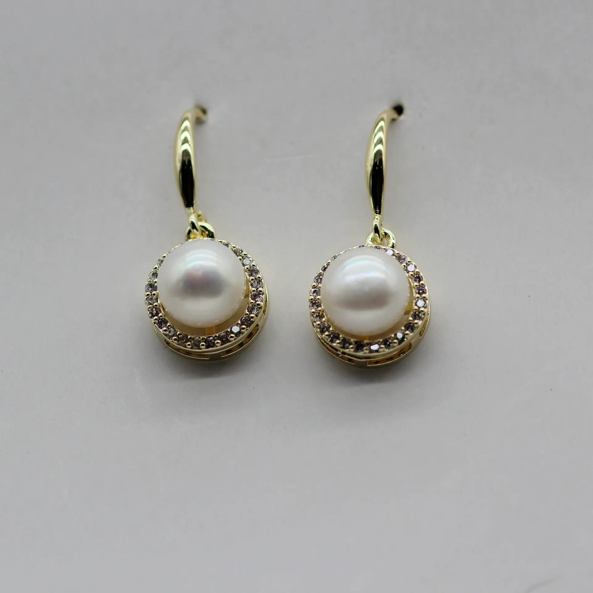 Pearl Earrings Bird's Nest Design Gold Plated 2024 — feature 16
