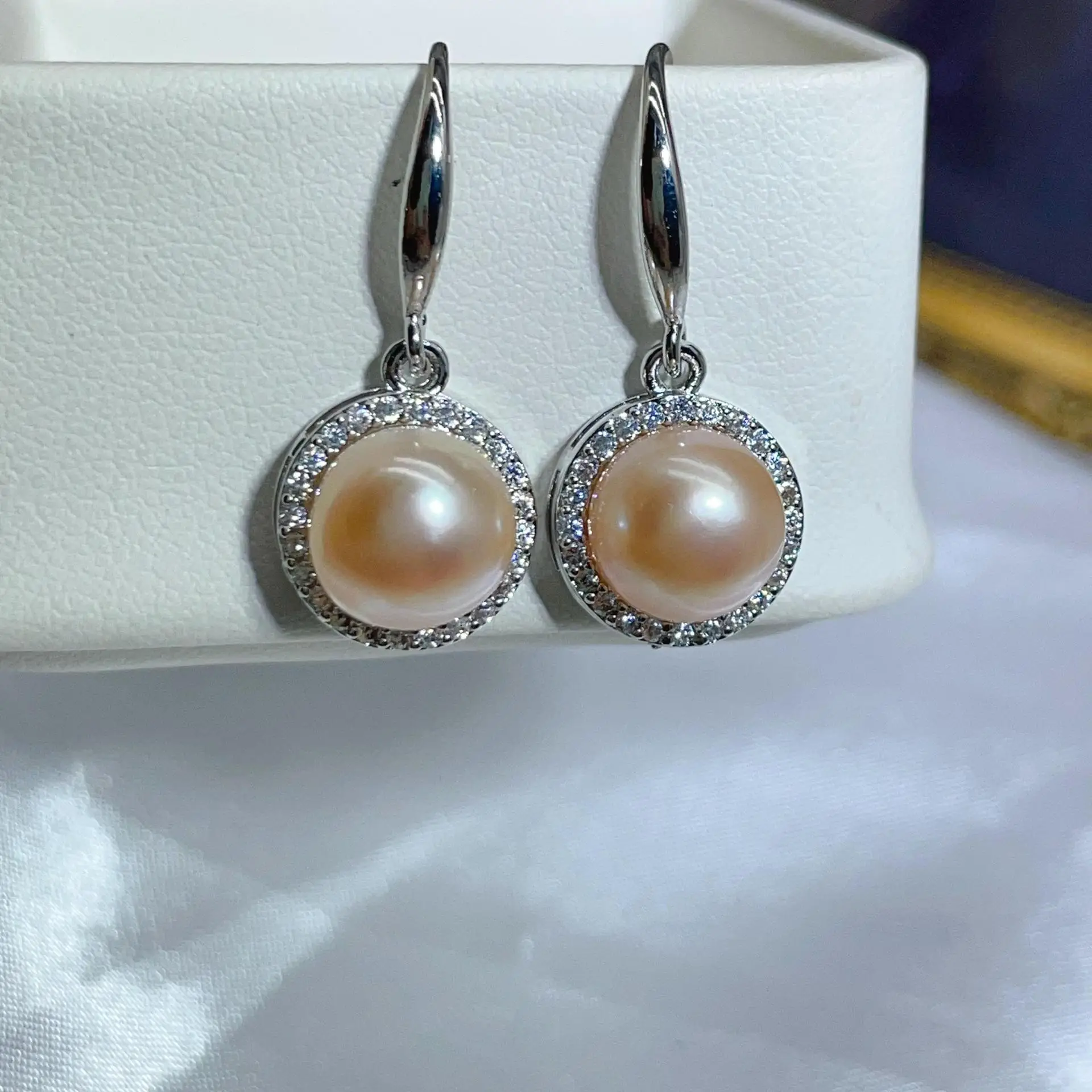 Pearl Earrings Bird's Nest Design Gold Plated 2024 — feature 18