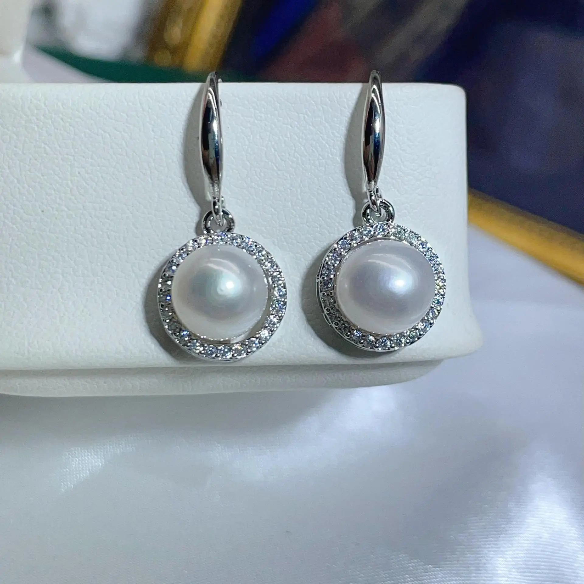 Pearl Earrings Bird's Nest Design Gold Plated 2024 — feature 19