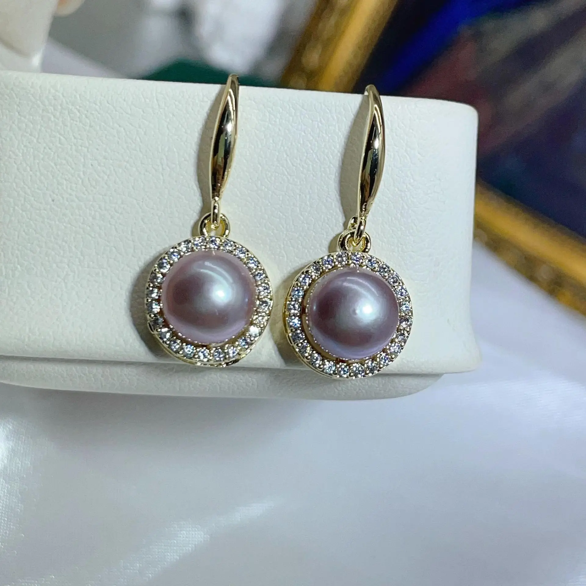 Pearl Earrings Bird's Nest Design Gold Plated 2024 — feature 20