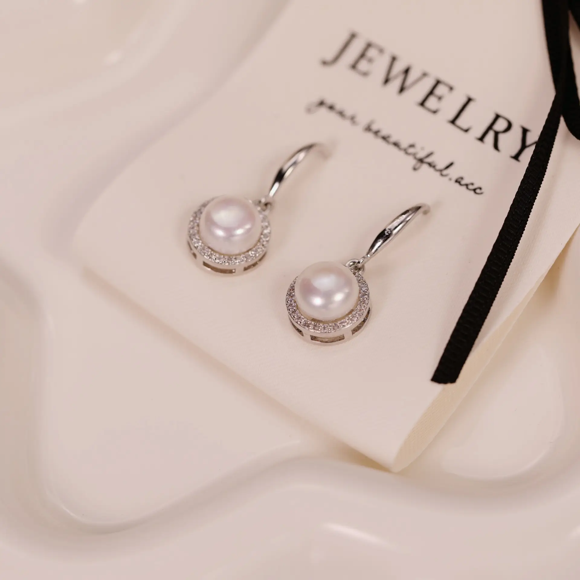 Pearl Earrings Bird's Nest Design Gold Plated 2024 — feature 3