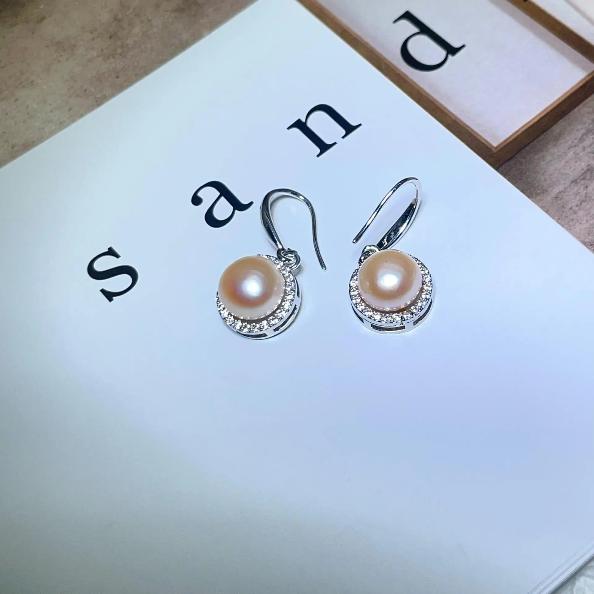 Pearl Earrings Bird's Nest Design Gold Plated 2024 — feature 5