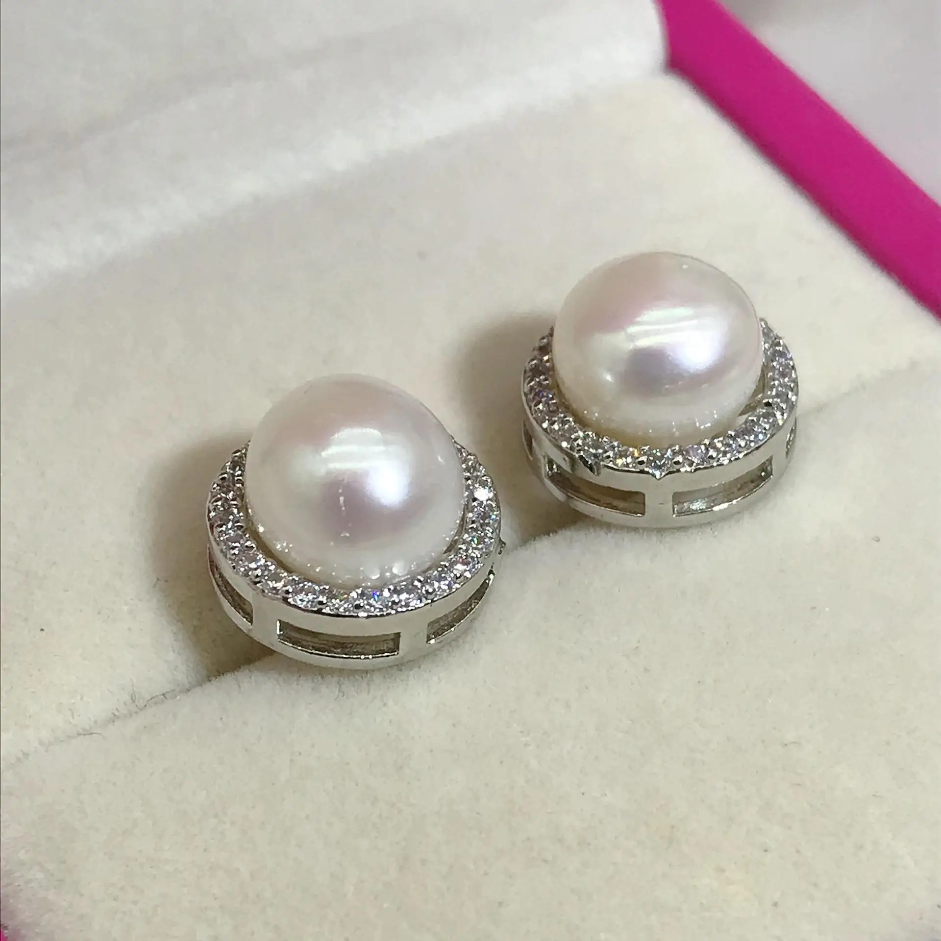 Pearl Earrings Bird's Nest Design Gold Plated 2024 - Image 11